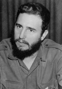 Porträt von Fidel Castro